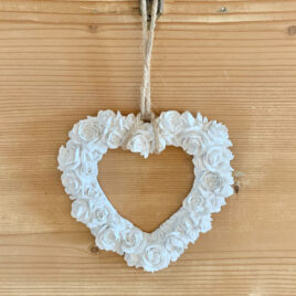 Herzrose Weiss zum Hängen