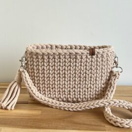 Häkel Handtasche Ylva (Beige)