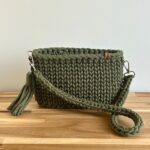 Häkel Handtasche Ylva (Avocado)